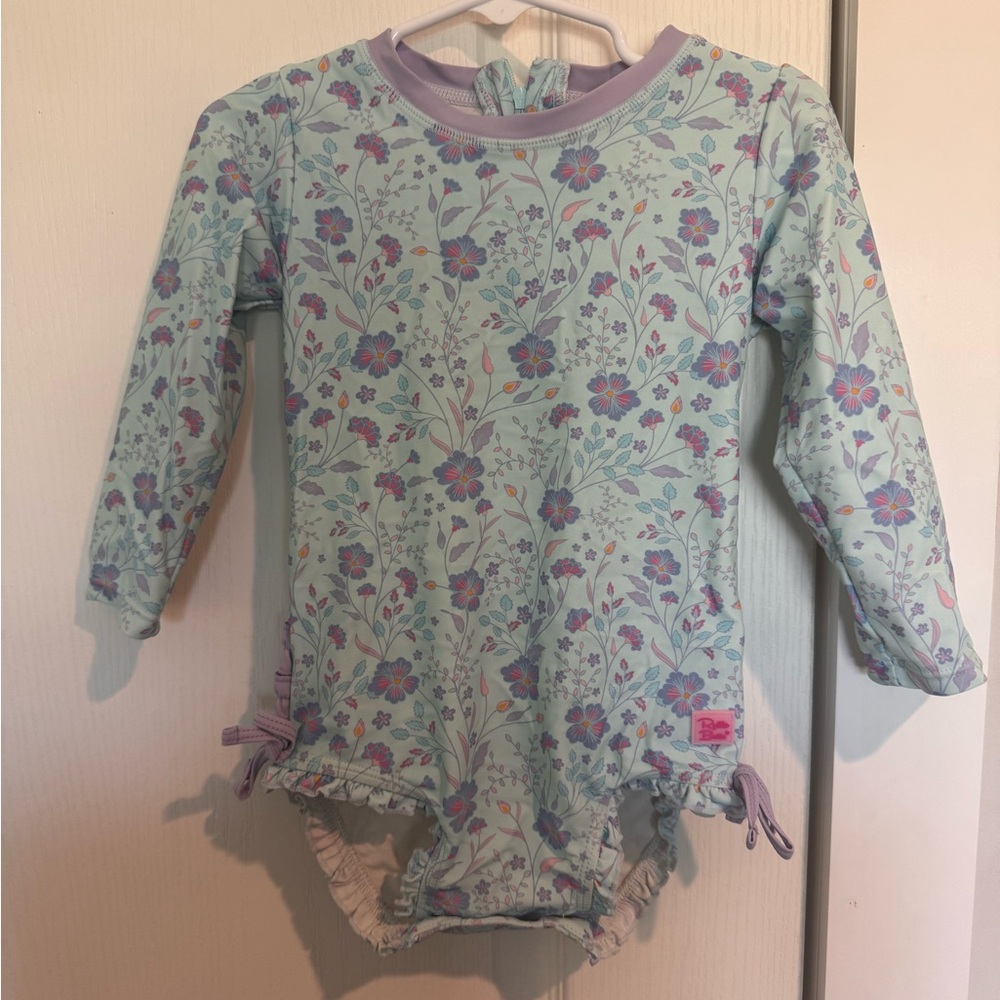 Ruffle Butts Long Sleeve Bathing Suit